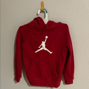 Kids Red Hoodie with Logo